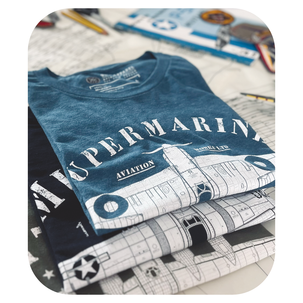 Supermarine Spitfire Mk. 1 - Heritage 1938 T-Shirt — 909 Apparel®